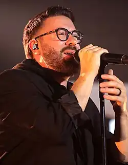 Gokey performing at the 2023 Pastors Summit at Nashville, Tennessee