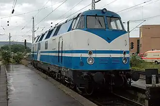 Former 228&nbsp;757 in service with a private railway (August 2005)