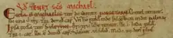 1086 entry in Domesday Book