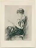 Louise Danse, Femme lisant, Plantin-Moretus Museum, Antwerp