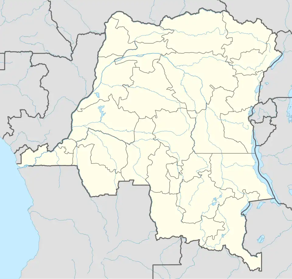 Lubumbashi is located in Democratic Republic of the Congo