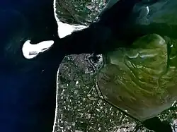 Satellite photo, taken circa 1992