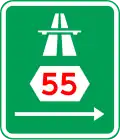 F34.1: Traffic diversion route[fn 11]