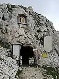 Entry to the underground system of Dente Italiano
