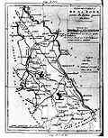Map of the Roer departement, circa the early 1800s.