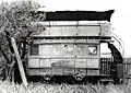 Horse tram no. 18 in 1963, as it was before being retrieved from a suburban back yard and restored