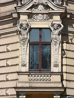 Detail of caryatids