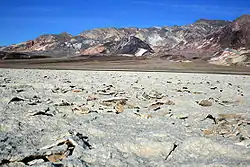 Devil's Golf Course in Death Valley National Park, western United States