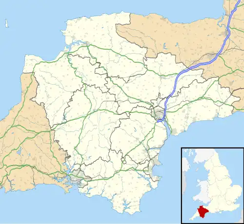 Pinhoe is located in Devon