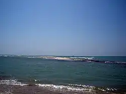 The sea from Land's End, Dhanushkodi. Sri Lanka is about 15 miles from here.