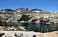 Dicks Peak and lake from northeast