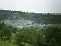 The diabase exploitation site