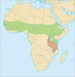 Map of range