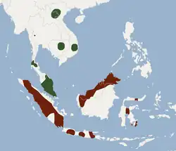 Map of range