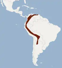 Map of range