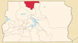 Location of Fercal in the Federal District