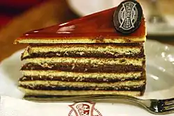 Dobos torte is an older form of layer cake.