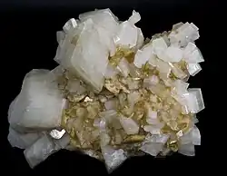 Image 37Crystalline dolomite and magnesite, by Didier Descouens (from Wikipedia:Featured pictures/Sciences/Geology)