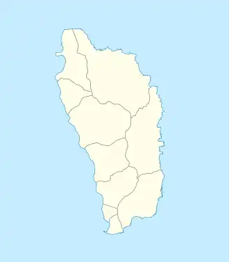 Canefield is located in Dominica