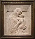 Relief in frame as displayed
