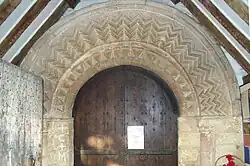 Door arch at St Lawrence's church, North Hinksey