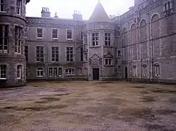 The inner courtyard