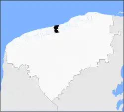 Municipal location in Yucatán