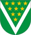 Coat of arms of Sauga Parish