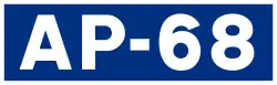 Autopista AP-68 shield}}