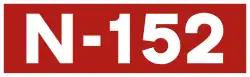 National road N-152 shield}}