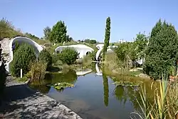 Earth house estate in Dietikon made by Peter Vetsch