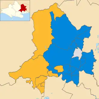 2003 results map