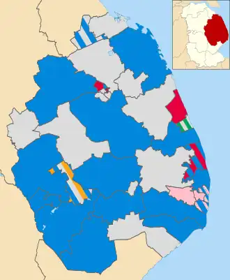2023 results map