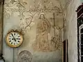 Late gothic wall paintings in Eckerö Church.