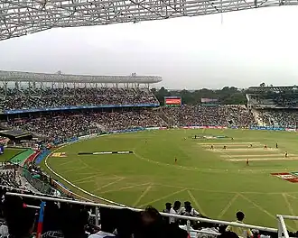 Eden Gardens after renovations.