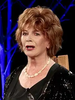 O'Brien at the Hay Festival in 2016