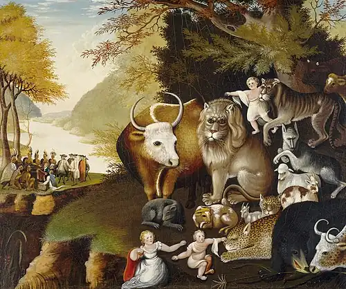 Edward Hicks, Peaceable Kingdom, c. 1834