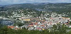 View of the town