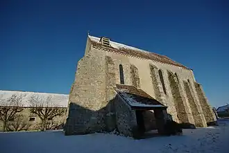 The church in Cerneux