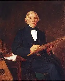 Portrait of Lönnrot by Bernhard Reinhold &nbsp;[fi], 1872