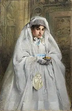 A Confirmand in Normandy, 1889