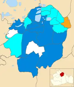 2011 results map