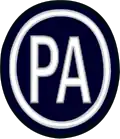 Emblem of the Air and Space Force Police Branch (PA)