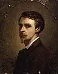 Emile Claus as a young man, self-portrait