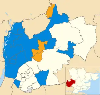 2023 results map