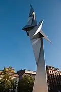 Steel sculpture, Kernerplatz, Stuttgart