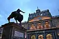 El caballito in the evening.