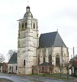 The church in Esquennoy