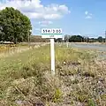 ERP Sign (SH1, Route Station 594, 3&nbsp;km)