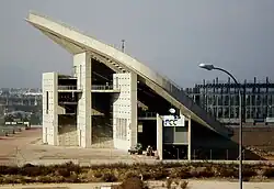 External view of La Peineta before reconstruction in March 2012